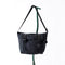 AMIACALVA F036 GABARDINE MESSENGER BAG - Black / Size M