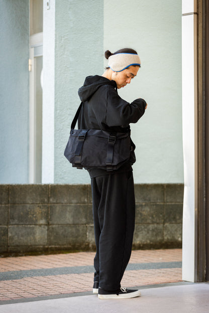 WONDER ROOM WWH-001 "WHALE" Atozuke Hoodie - Black