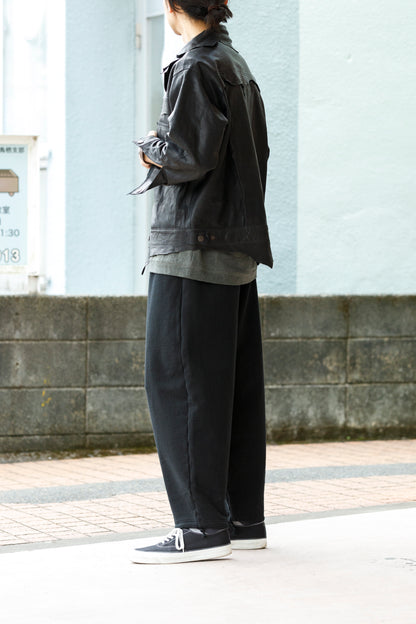 WONDER ROOM WWH-003 "WHALE" Sweat Slacks - Black