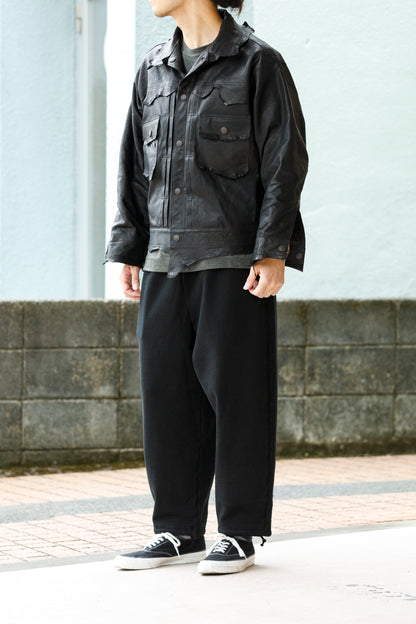 WONDER ROOM WWH-003 "WHALE" Sweat Slacks - Black