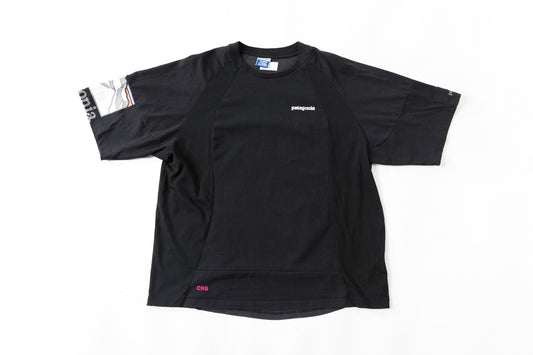 CHANGES CH1070 Remake Raglan sleeve T - Black