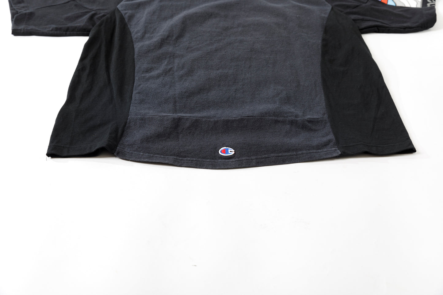 CHANGES CH1070 Remake Raglan sleeve T - Black