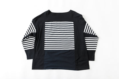 CHANGES CH1055 Remake Border Long Sleeve T - Black Type B