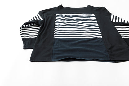 CHANGES CH1055 Remake Border Long Sleeve T - Black Type B