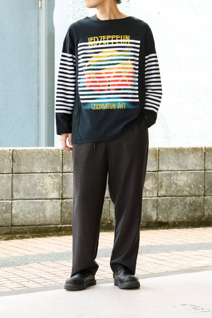 CHANGES CH1055 Remake Border Long Sleeve T - Black Type B
