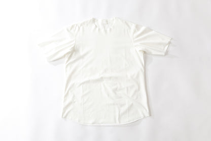 山内 yc55-241 / 強撚フリーカットポンチ・ショートスリーブTシャツ - White