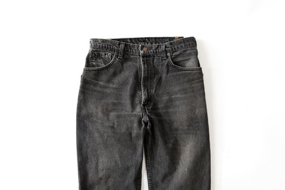 CHANGES CH4083 Remake Denim Pants - BLACK