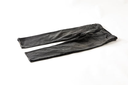 CHANGES CH4083 Remake Denim Pants - BLACK