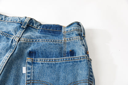 CHANGES CH4083 Remake Denim Pants - INDIGO