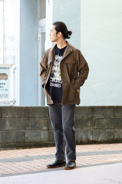 CHANGES CH4083 Remake Denim Pants - BLACK
