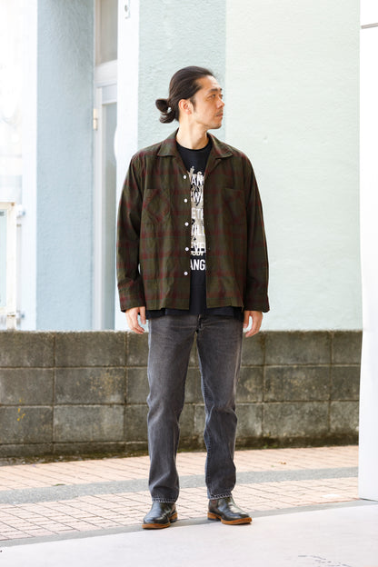 CHANGES CH4083 Remake Denim Pants - BLACK