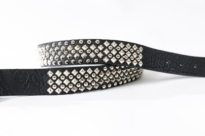 Willow Pants R-012 Studs Belt - Black
