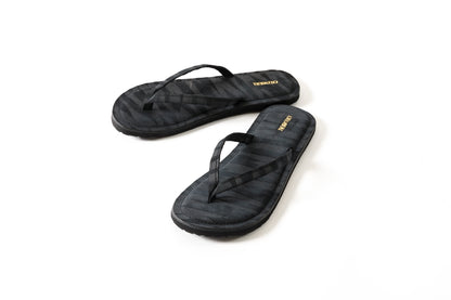 Kamelia shoes Leather suede sandals - Black