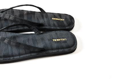 Kamelia shoes Leather suede sandals - Black
