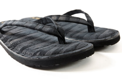 Kamelia shoes Leather suede sandals - Black