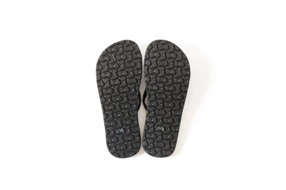 Kamelia shoes Leather suede sandals - Black
