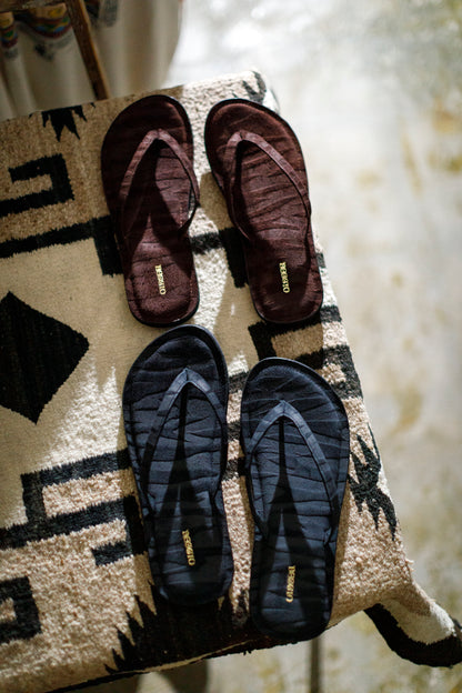 Kamelia shoes Leather suede sandals - Black