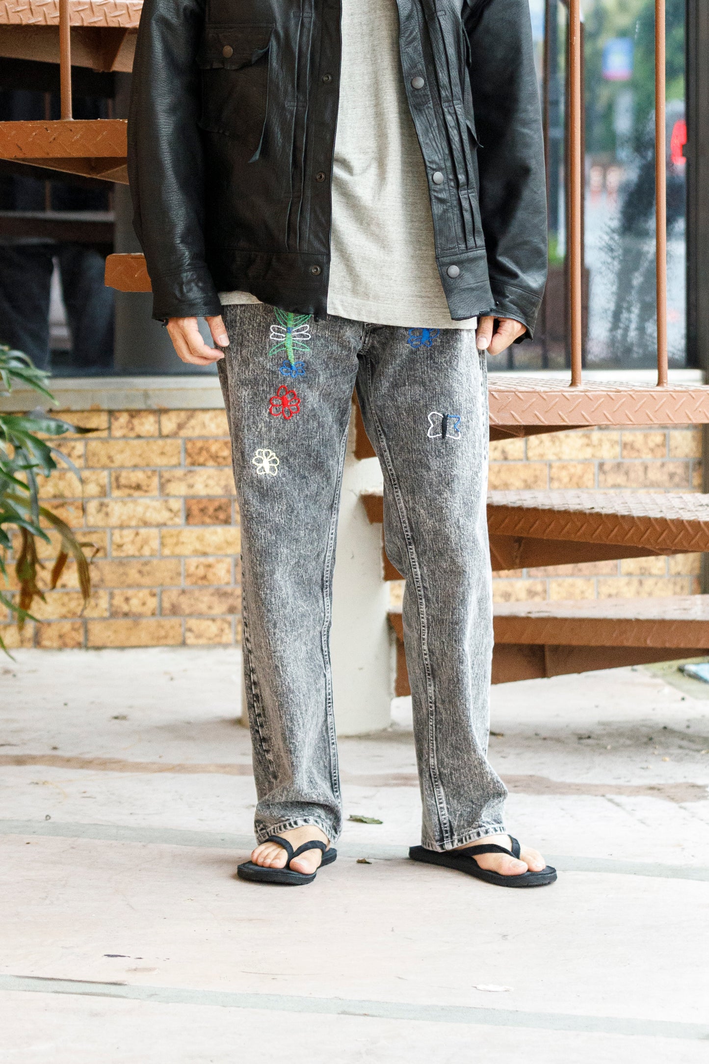 Willow Pants Y-004 "Chemical Black" Exclusive 刺繍モデル