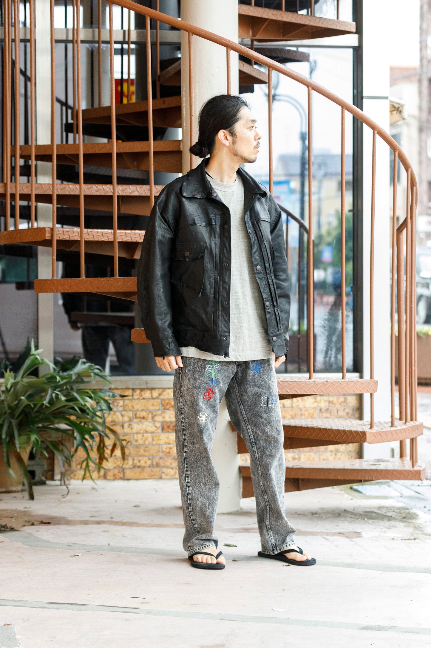 Willow Pants Y-004 "Chemical Black" Exclusive 刺繍モデル