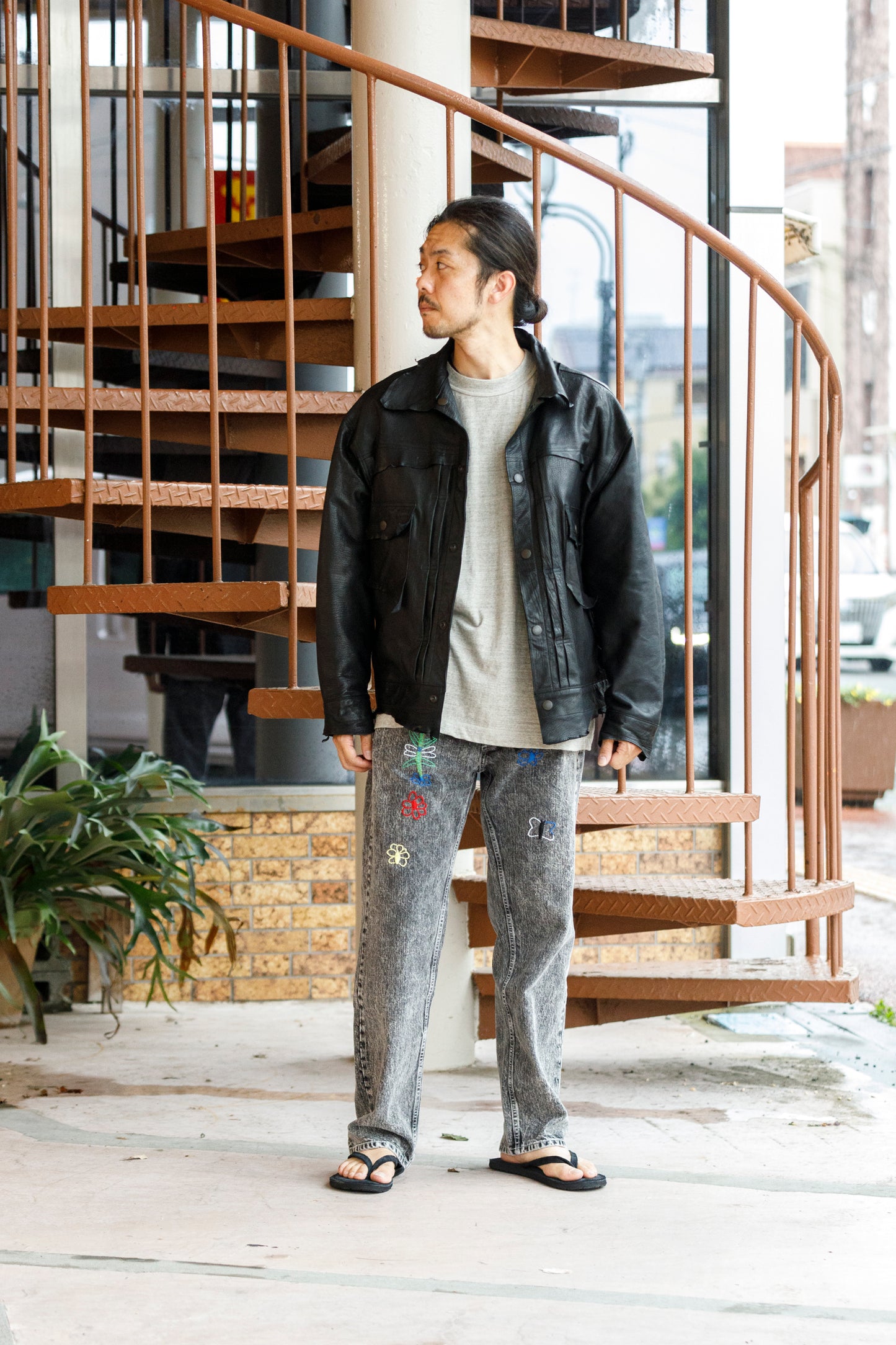 Willow Pants Y-004 "Chemical Black" Exclusive 刺繍モデル