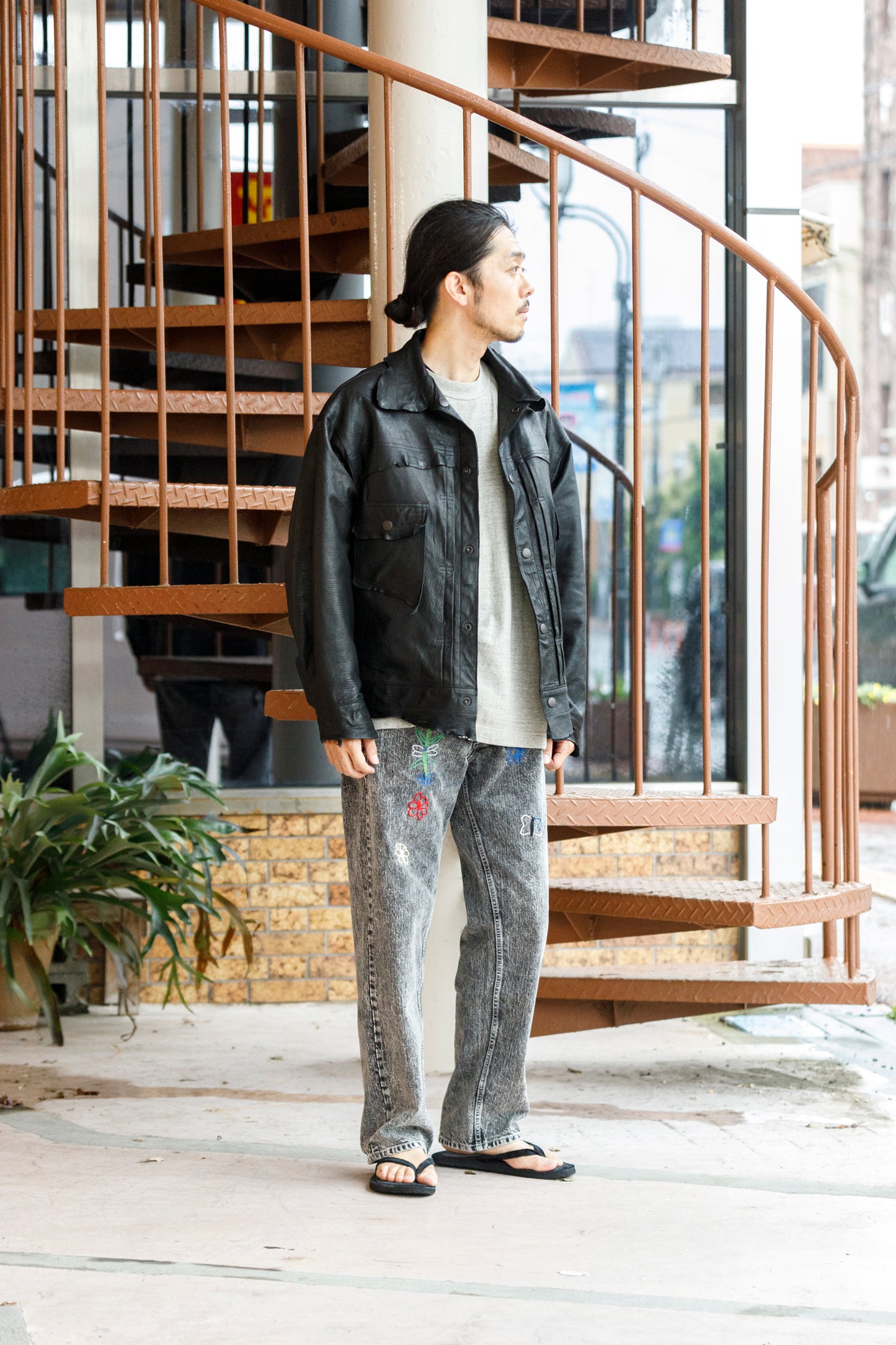 Willow Pants Y-004 "Chemical Black" Exclusive 刺繍モデル