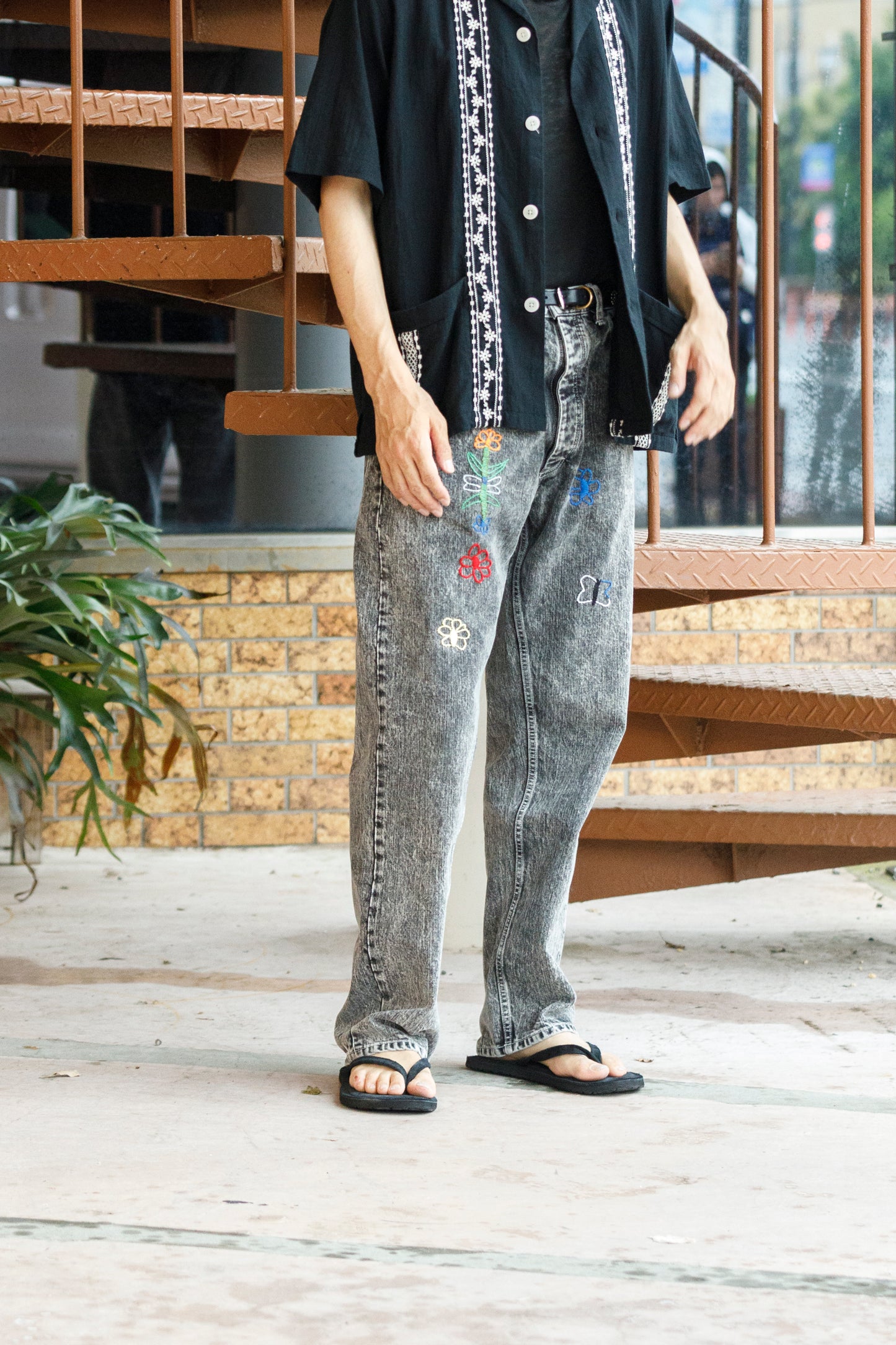 Willow Pants Y-004 "Chemical Black" Exclusive 刺繍モデル