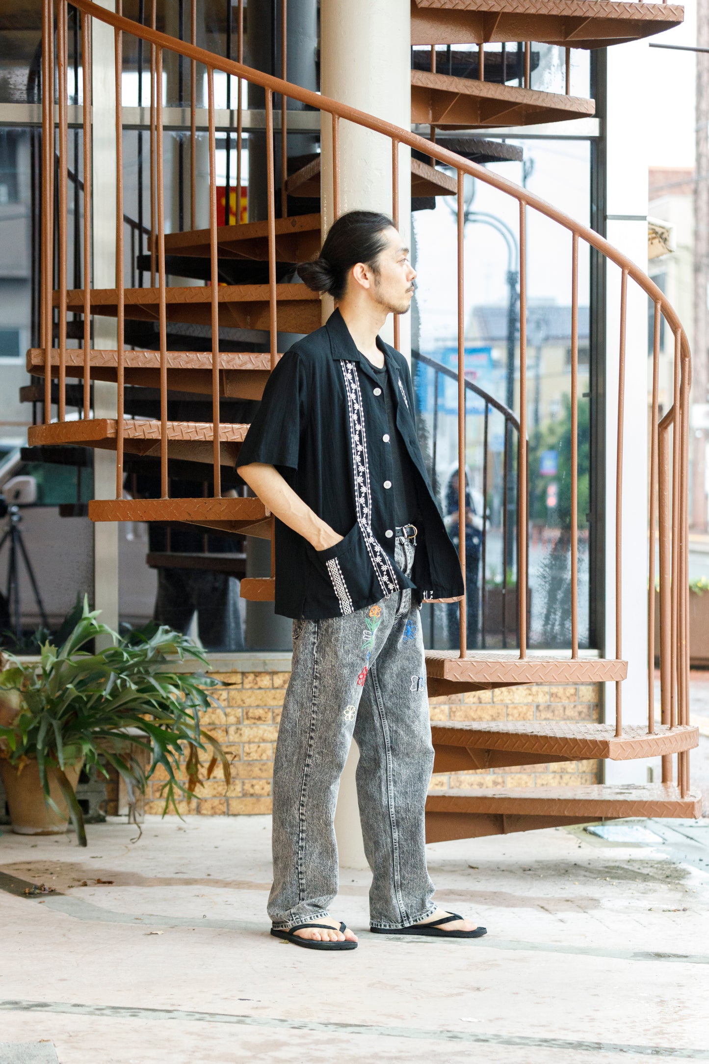 Willow Pants Y-004 "Chemical Black" Exclusive 刺繍モデル