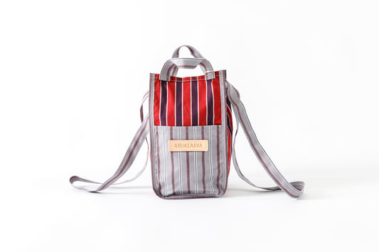 AMIACALVA F129 Eazy bag (S) - STRIPE RED
