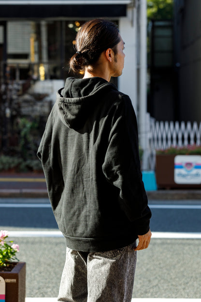 WONDER ROOM WWH-001 "WHALE" Atozuke Hoodie - Black
