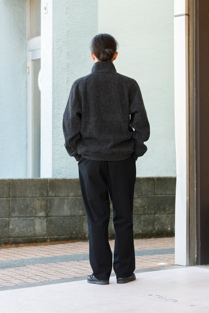 山内 25236 / アルパカボア・ジッププルオーバー - ash gray