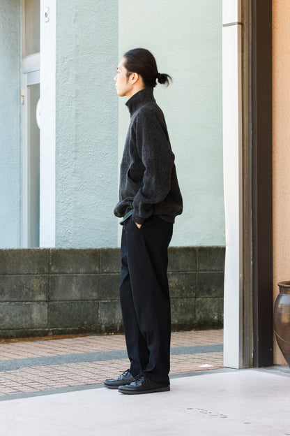 山内 25236 / アルパカボア・ジッププルオーバー - ash gray