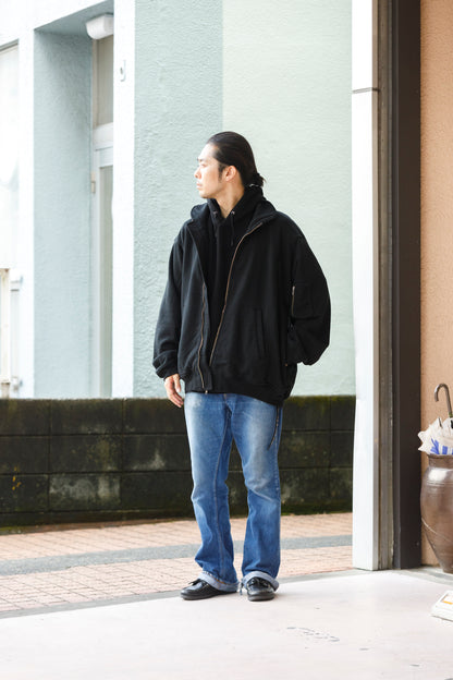 WONDER ROOM WWH-005 "WHALE" Flight Jacket - Black