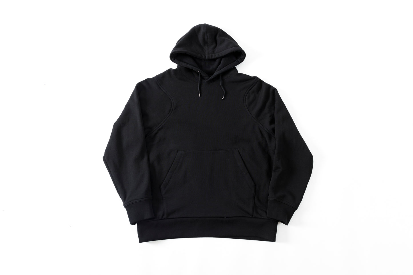 WONDER ROOM / WEG-001 "EGG" Double pocket hoodie - Black