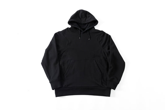 WONDER ROOM / WEG-001 "EGG" Double pocket hoodie - Black