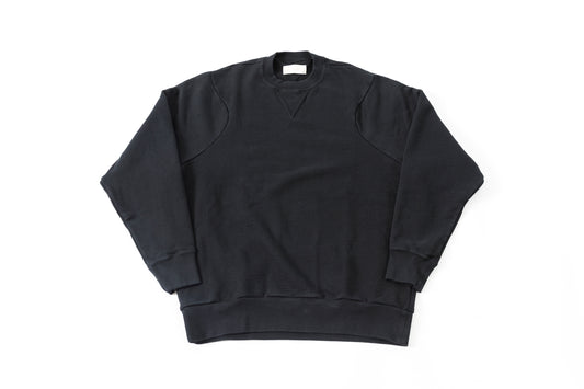 WONDER ROOM WWH-002 "WHALE" Crewneck Sweat - Black
