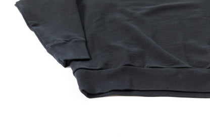 WONDER ROOM WWH-002 "WHALE" Crewneck Sweat - Black