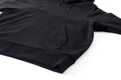 WONDER ROOM / WEG-001 "EGG" Double pocket hoodie - Black