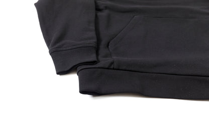 WONDER ROOM / WEG-001 "EGG" Double pocket hoodie - Black