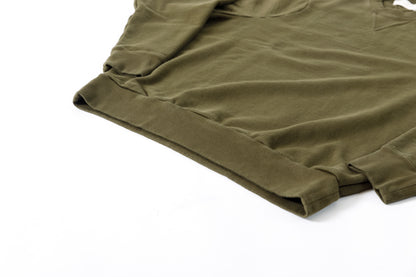 WONDER ROOM WWH-002 "WHALE" Crewneck Sweat - Olive