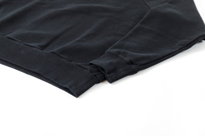 WONDER ROOM WWH-002 "WHALE" Crewneck Sweat - Black