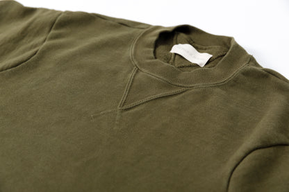 WONDER ROOM WWH-002 "WHALE" Crewneck Sweat - Olive