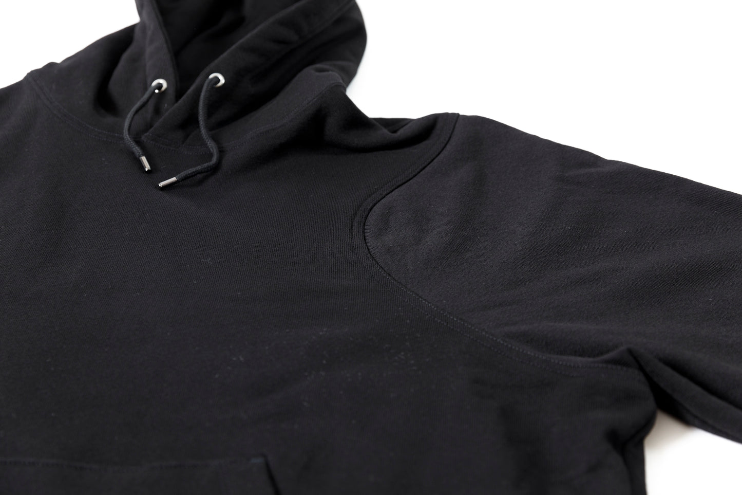 WONDER ROOM / WEG-001 "EGG" Double pocket hoodie - Black