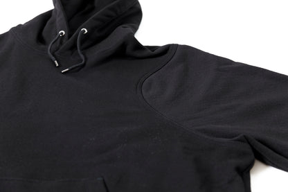 WONDER ROOM / WEG-001 "EGG" Double pocket hoodie - Black