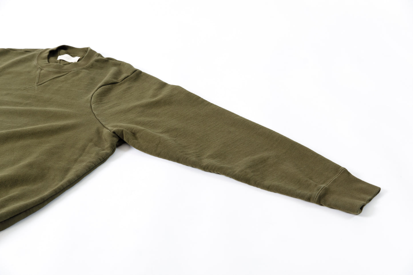 WONDER ROOM WWH-002 "WHALE" Crewneck Sweat - Olive