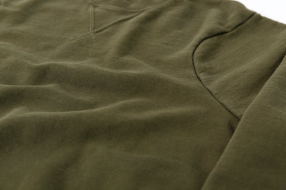 WONDER ROOM WWH-002 "WHALE" Crewneck Sweat - Olive
