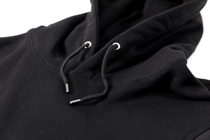WONDER ROOM / WEG-001 "EGG" Double pocket hoodie - Black