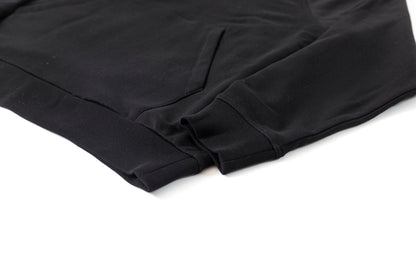 WONDER ROOM / WEG-001 "EGG" Double pocket hoodie - Black