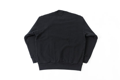 WONDER ROOM WWH-002 "WHALE" Crewneck Sweat - Black