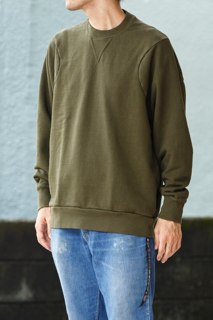 WONDER ROOM WWH-002 "WHALE" Crewneck Sweat - Olive