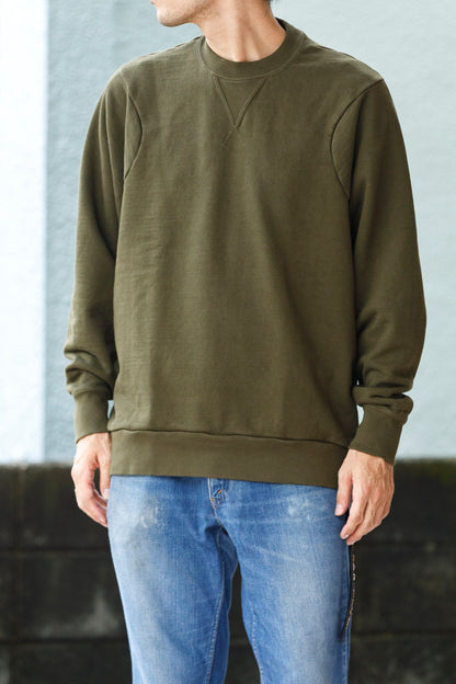 WONDER ROOM WWH-002 "WHALE" Crewneck Sweat - Olive
